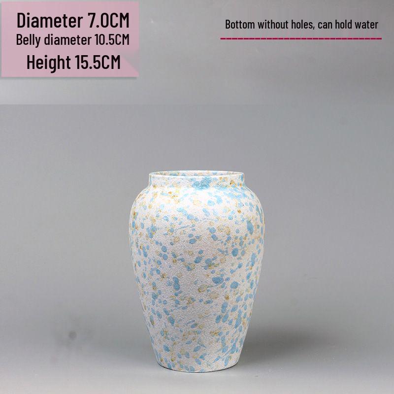 Retro čínská keramická váza: Dekorativní váza na květiny nebo pro hydroponii