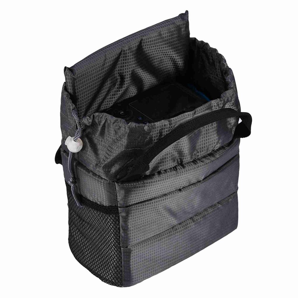 Waterproof Insert Partition Camera Hand Bag Shockproof Padded Divider Cover Case for DSLR(Gray)