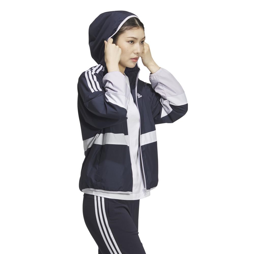 Adidas KTX57 Team Woven Jersey Top in Legend Dawn Size M Women's Ink/Silver (JG3387),