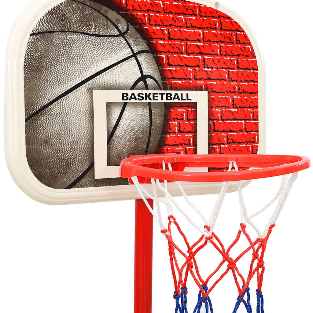 Portable Adjustable Basketball Set 138.5 166 cm