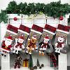 Christmas Socks Gift Bag Christmas Tree Ornaments Snowman Christmas Tree Pendant