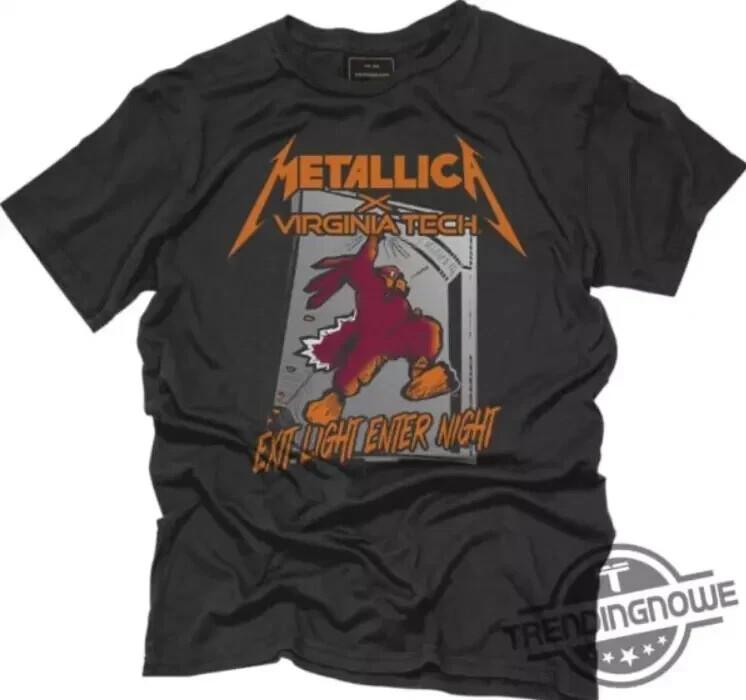 Virginia Tech x Metallica  Fanmade Tour Rock Tee Unisex Size S-4XL Unisex T-Shirt XL