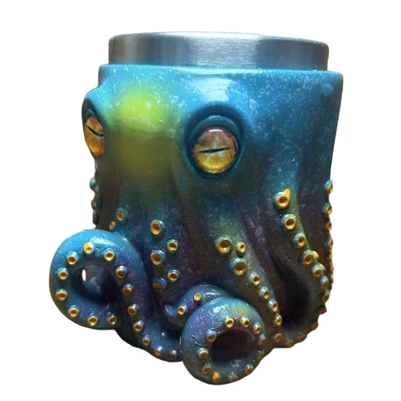 

Multifunctional Octopuses Mugs Ideal as Drinking Vessel or Decorative Piece for Parties Gatherings Smooth Front