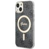 Custodia Guess GUHMP14MH4STK per iPhone 14 Plus / 15 Plus 6.7" nero/black rigida 4G MagSafe