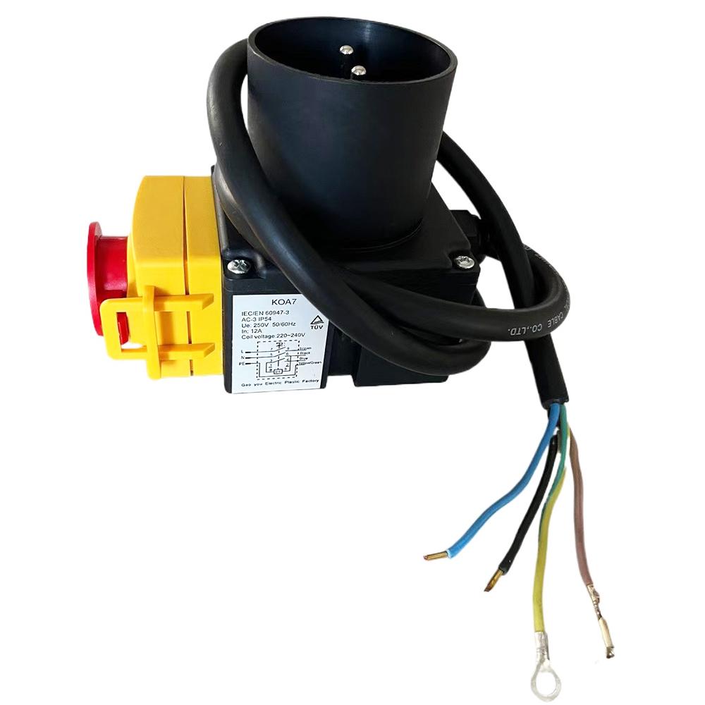 

KOA7 250V Electromagnetic Switch for Log Cutting Machine with Industrial Socket Plug