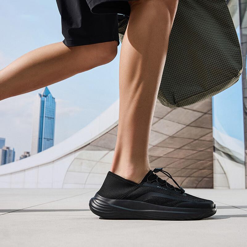 Anta Comfortable Versatile Wear-Resistant Shock-Absorbing Low-Top Training Shoes Men sneaker Black 912527776-1