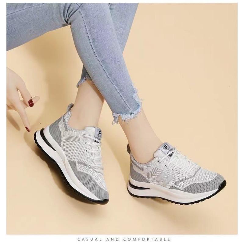 Women‘s Shoes Casual Sports Shoes Soft-Sole Breathable Slow-Running Shoes Walking Shoes Women‘s Trendy Shoes.