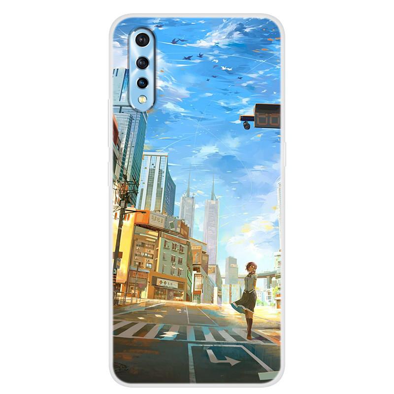 For Vivo V17 Neo Case Soft Silicone Back Case for Vivo S1 1907 6.38" Phone Cover For Vivo V17Neo V 17 neo 1907 Cases Bumper Capa