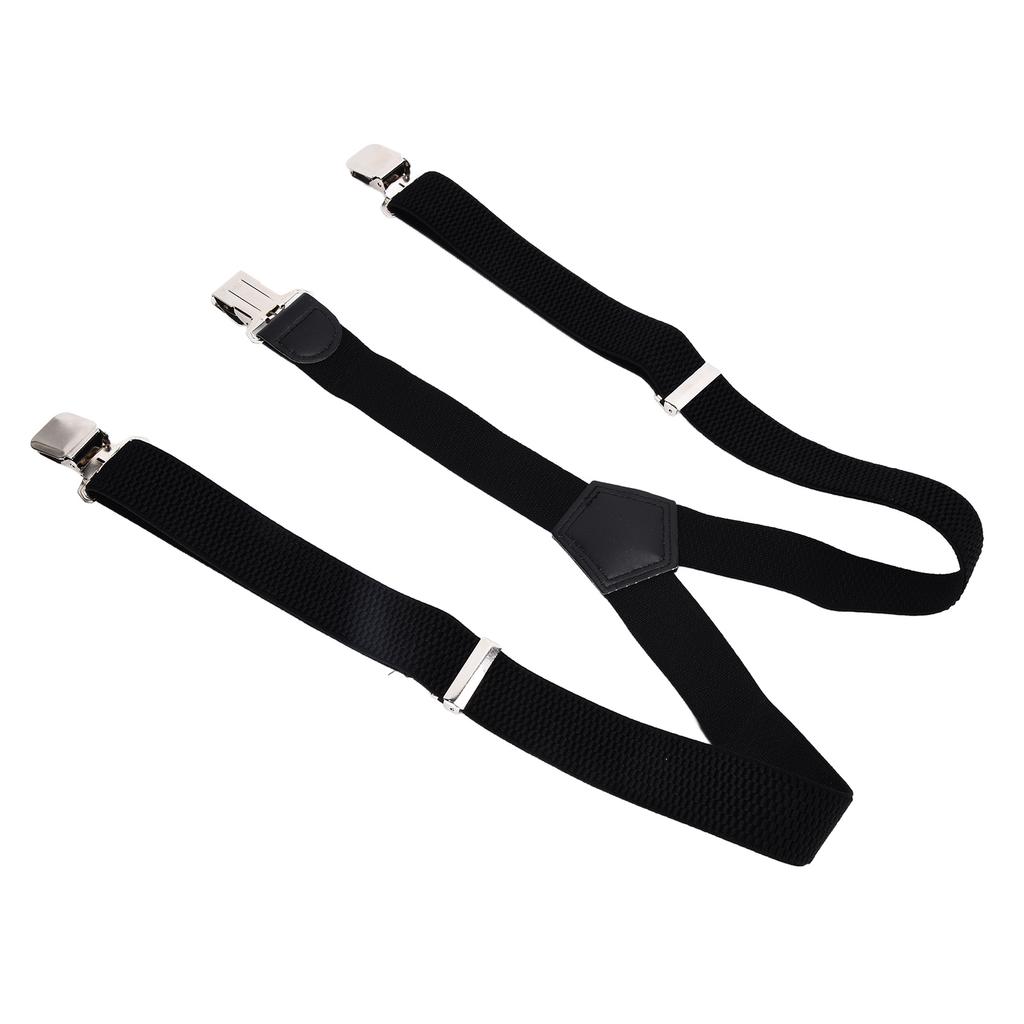 Mens Suspenders Strong Fixability Beautiful Practical Fashionable Metal Clip Wide Suspenders for Formal Party