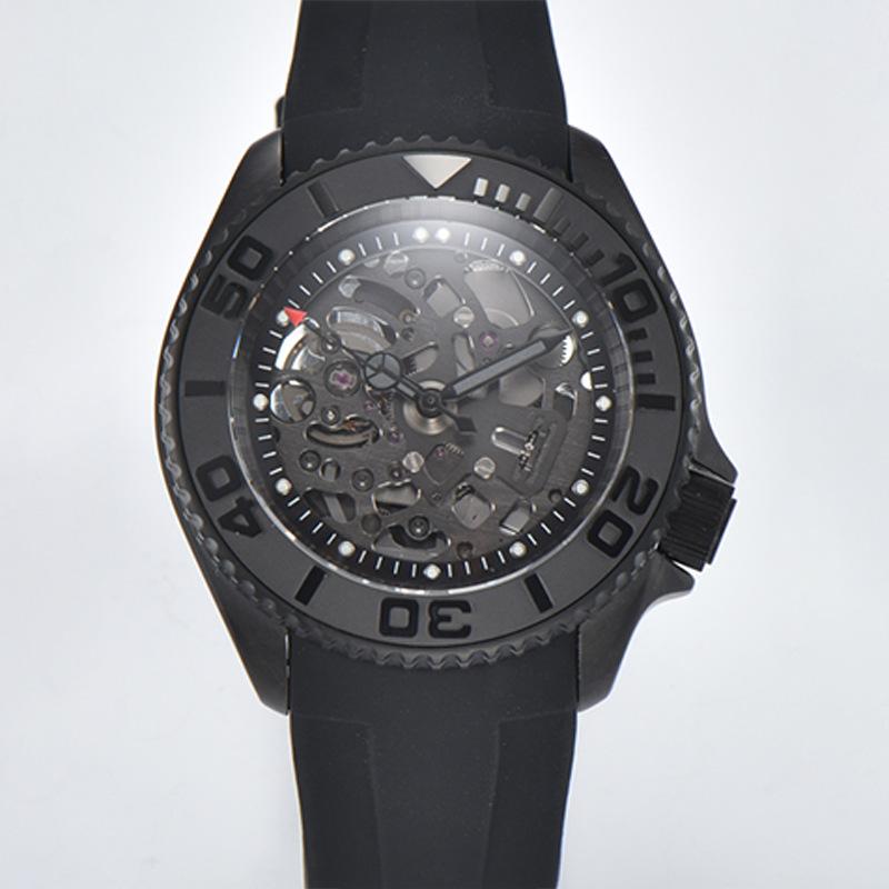 2025 new dual calendar watch personalized creative fashion waterproof luminous mechanical watch