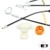 BWR5617 Window Regulator Repair Kit Left Door for DAF Truck XF105 FA FT 2005-On 1779721 