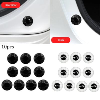 Universal Car Door Bumper Protector Stickers Shock Absorbing Mute Noise Gaskets for Cars Trucks SUV - Vehicle Bumper Protection
