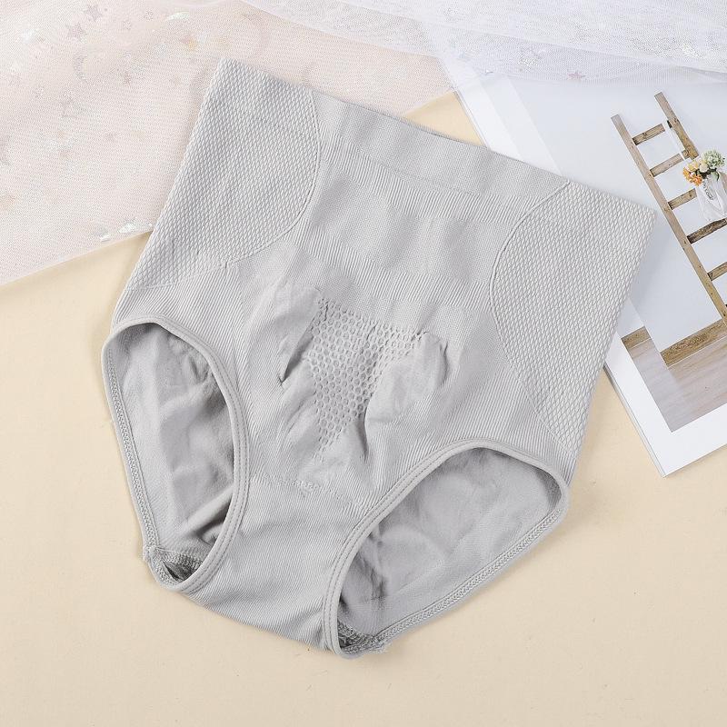 Seamless Honeycomb Breathable Plus Size Women's High Waist Tummy Control Body Shaper Panties