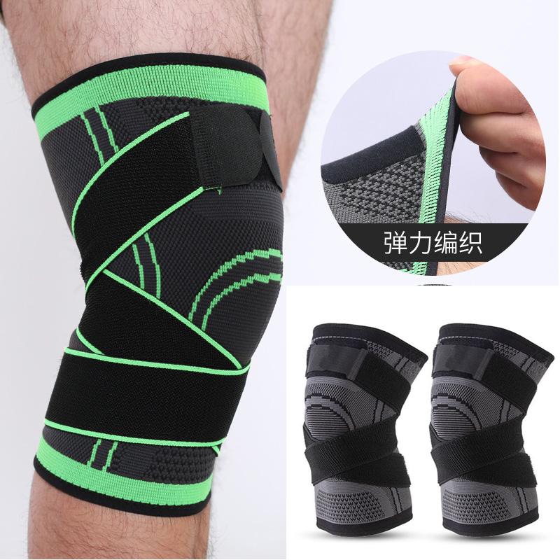 1pc Knee Pads Braces Sports Support Kneepad Men Women Pressurized Elastic Support Fitness Gear Basketball Run Brace Protector