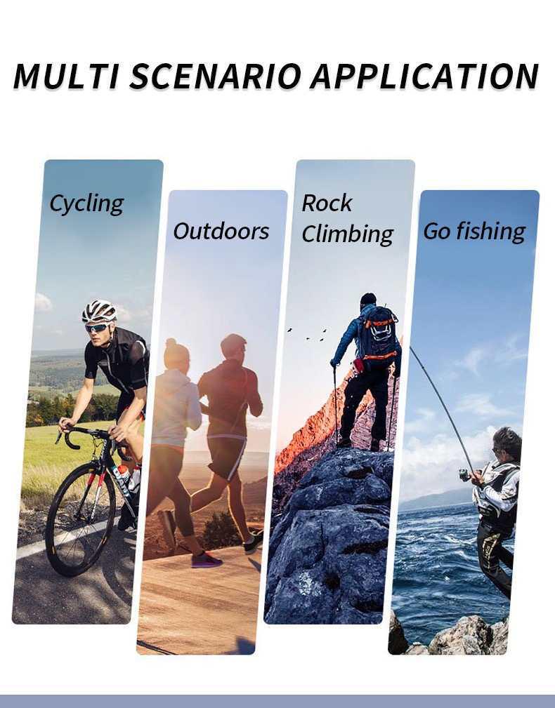 Trendy Polarized Cycling Sunglasses for Men & Women - Colorful Fashion Collection