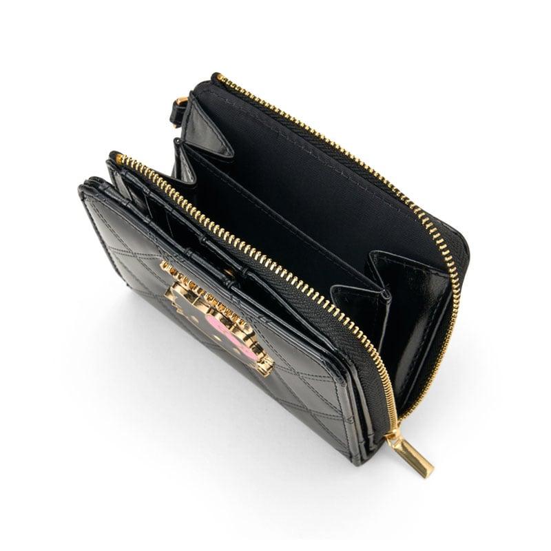 Sanrio Hello Kitty Bifold Wallet Black Japan NEW Sanrio Characters