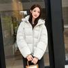 Стеганая куртка осень и зима Европейская и американская новая стеганая куртка женская свободная стеганая куртка свободное пальто топ