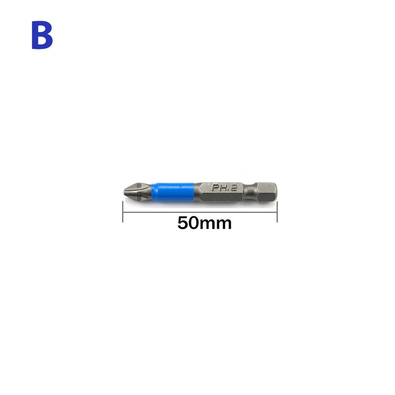 Magnetic Anti Slip Electric Screwdriver Bits 1/4" Hex Shank Precision Ph2