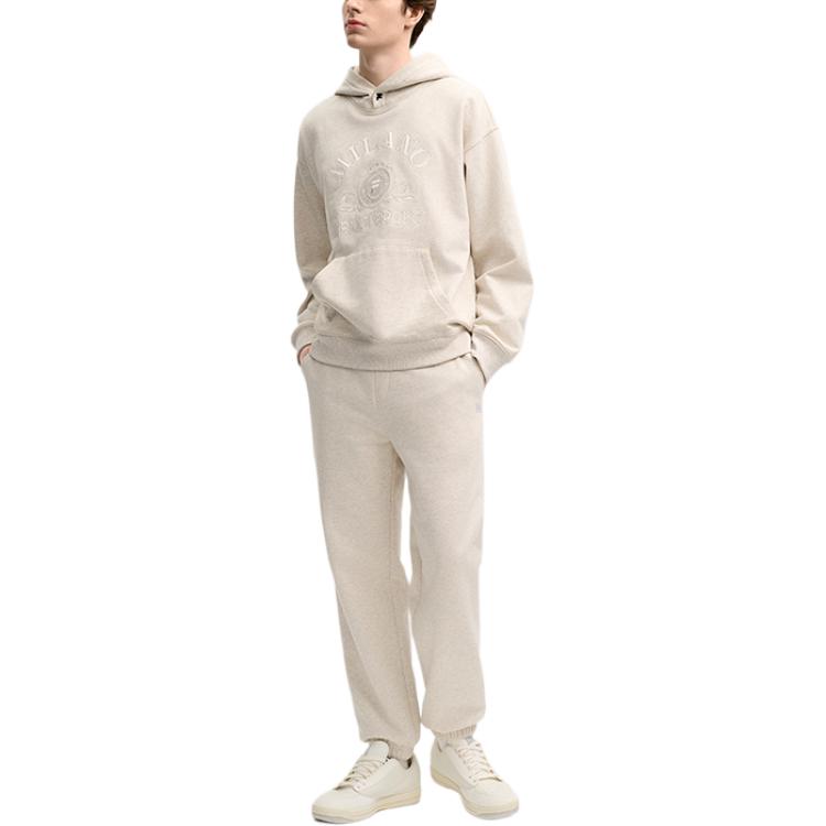 Fila MILANO Casual Pants Men's Light Khaki Heather Gray F11M515602F-LK