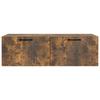 Wall Mounted TV Cabinet Smoked Oak 98 x 41 x 30 cm