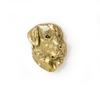 Labrador Retriever - broche de pino banhado a ouro, ornamento de cachorro elegante, pino único da marca Art-Dog