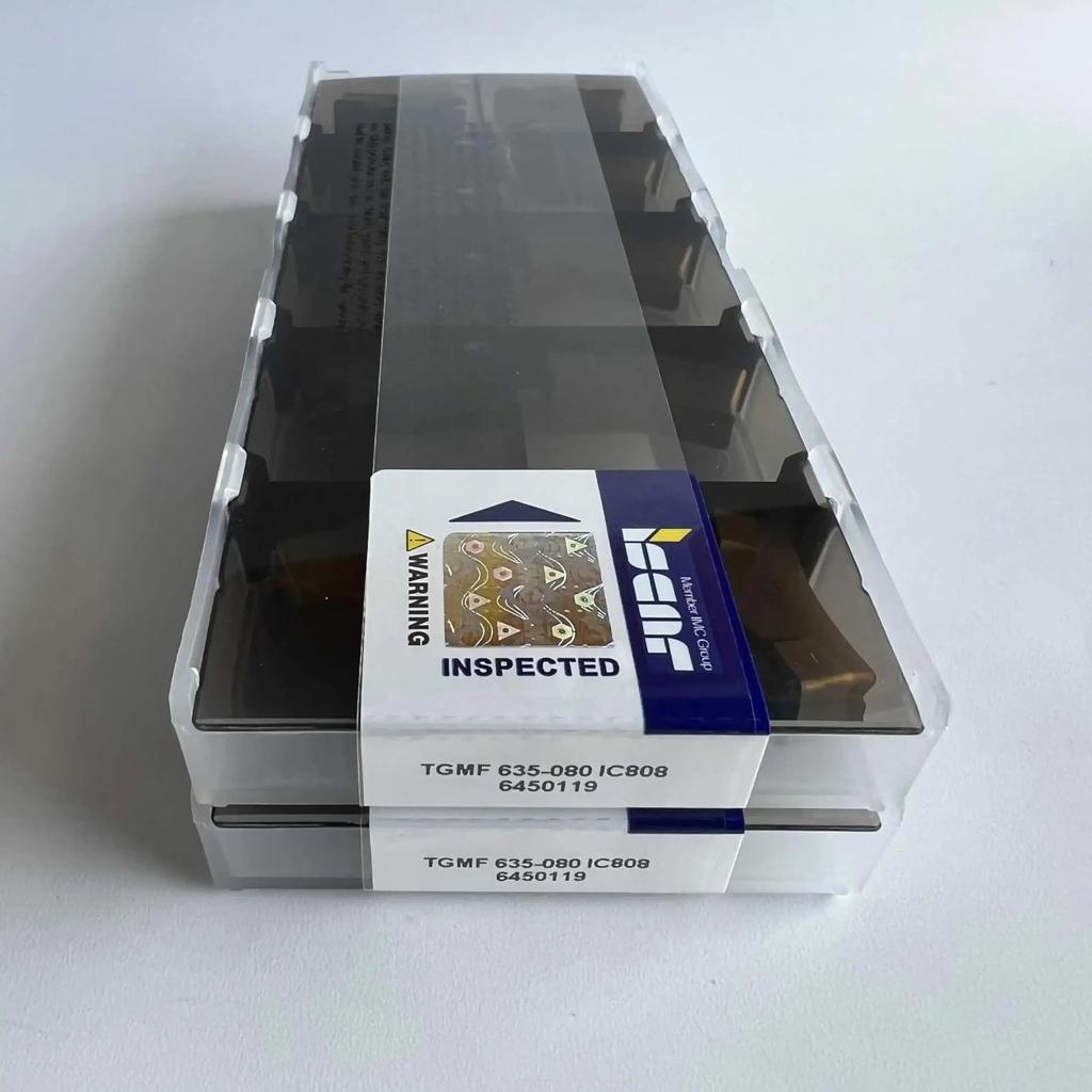 ISCAR / TGMF635-080 IC808 /Industrial indexable Carbide Inserts 10 PCS
