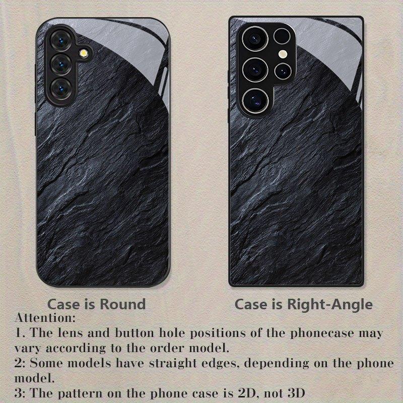 Black Slate Rock fashion phone cases phone case mobile phones glass for Samsung Galaxy S26 S25 S24 S23 S22 FE Ultra Plus