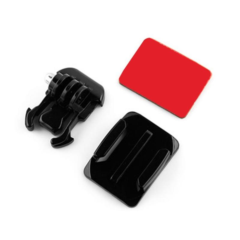 Helm-Klebehalterung Schnalle Basis-Halterung mit VHB-Aufkleber für 11 10 9 8 7 4 Action-Kamera Helm Flach Gebogen-Halterung