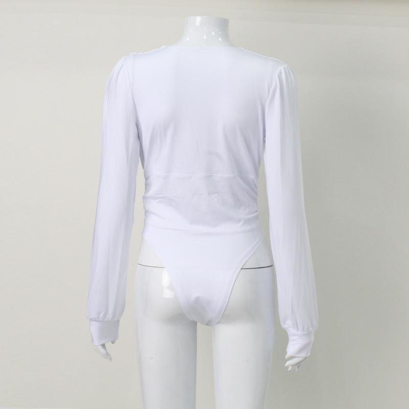 Wiosenne letnie prążkowane dzianinowe eleganckie body obcisłe topy Party seksowne body z wycięciami ubrania dla kobiet