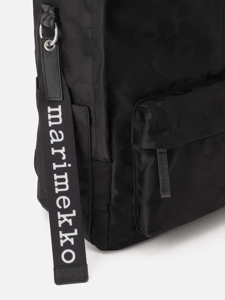 Zip Top Backpack Unikko Backpack F Black [Marimekko] Women's 52_1_52249293324