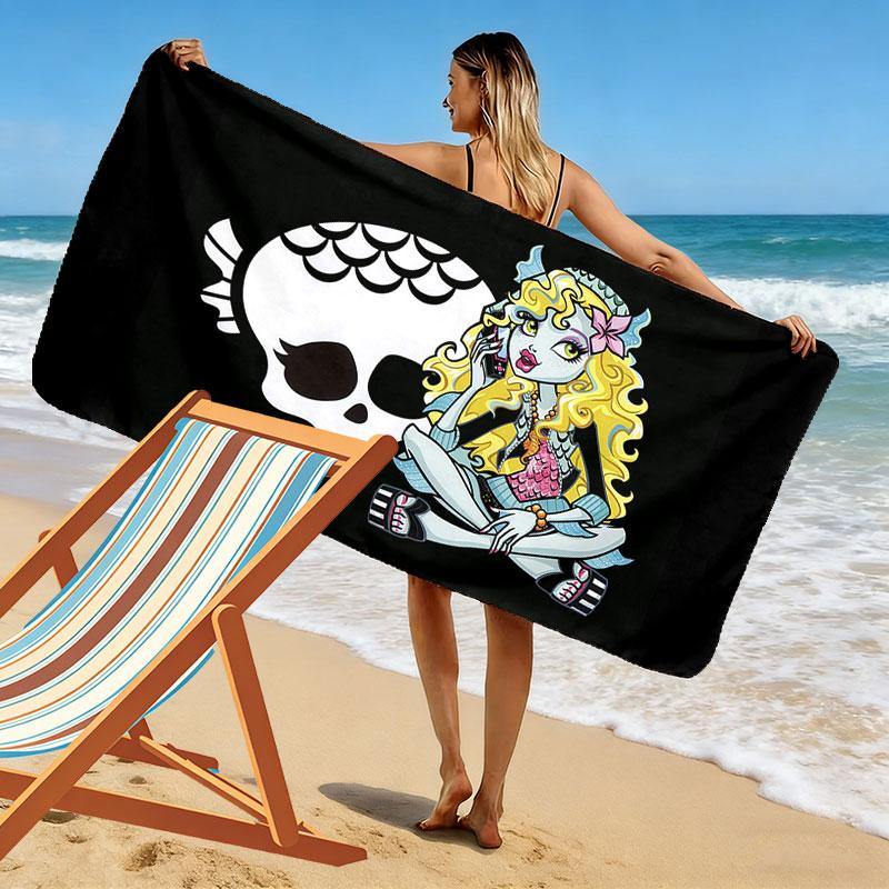 Lagoona Print Beach Towel, Large Soft Quick Dry Towel for Beach Camping Swimming