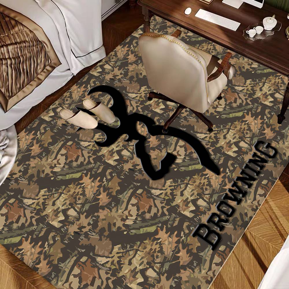 B-Browning Logo Kitchen Mat Kids Room Bedroom Decoration Balcony Anti-Slip Doormat Living Room Alfombra