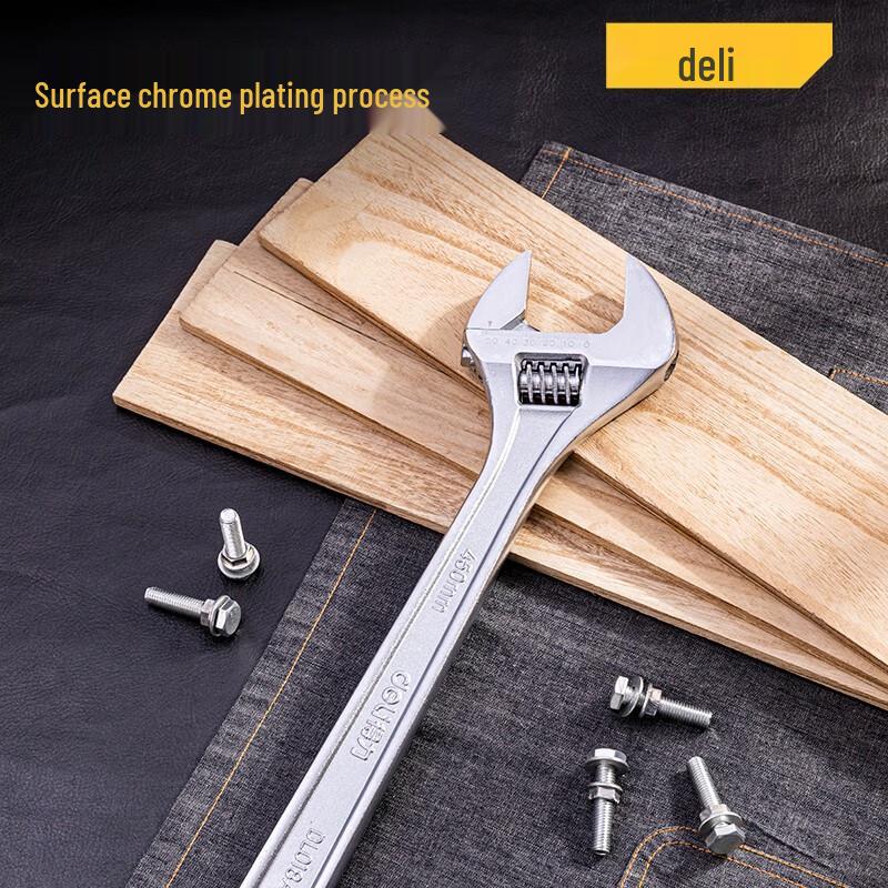 Deli 18-inch Adjustable Wrench