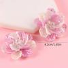 1/5Pcs ABS Pearl Camellias Flowers, for Dress Bags Shoes Brooch Bead Jewelry, and DIY Decorative Accessories