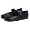 Fashion AIYUQI Mary Jane Female Shoes 2025 New Genuine Leather Shoes Women Non-slip Large Size Square Toe Buckle Ballet Flats Women