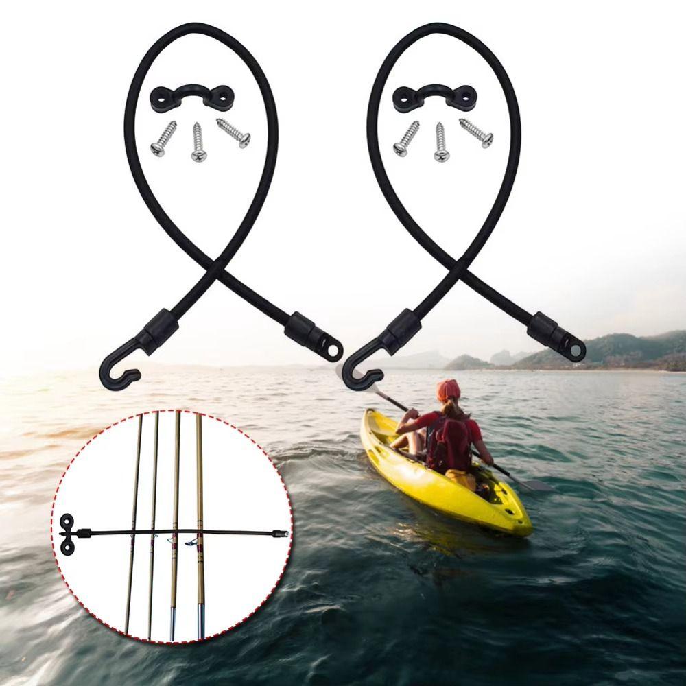 Adjustable Rod Tamer Holder Deck Mount Connector Kayak Fishing Rope Marine Accessories