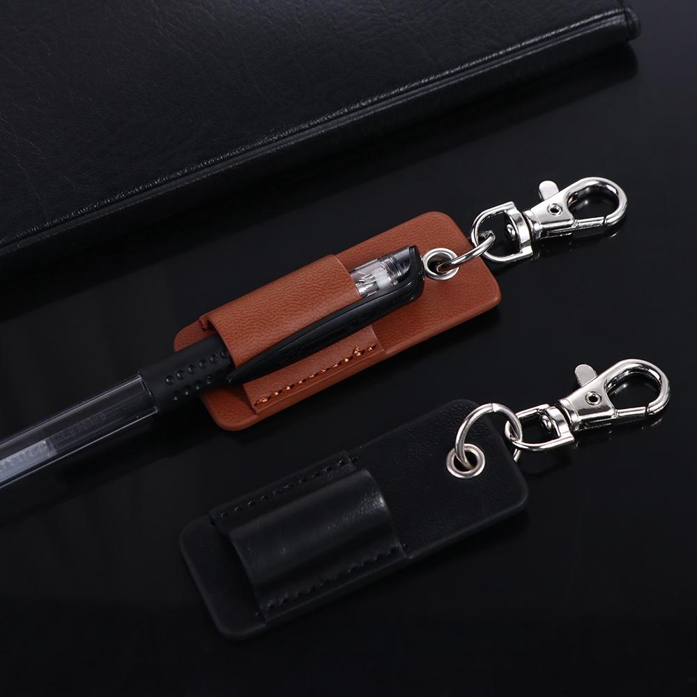School Office Stationery Sleeve Pouch Pencil Organizer Pen Holder Keychain Pen Protector Keyring