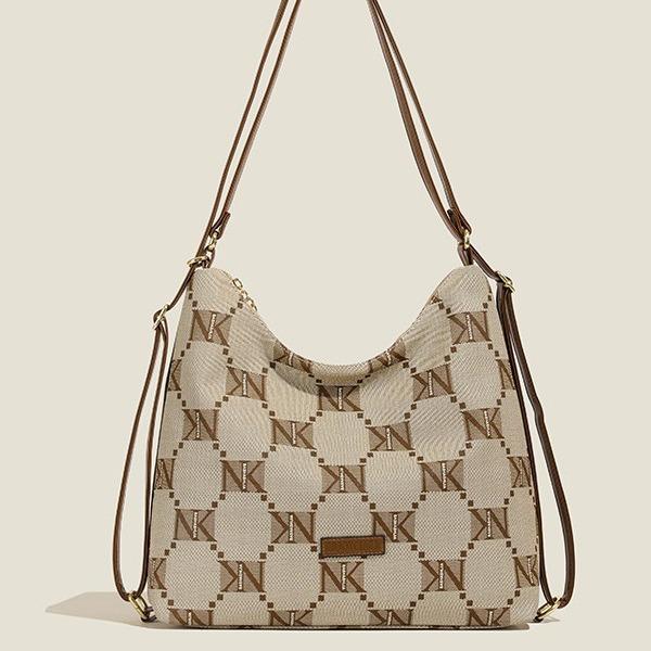 Women's bag Premium multi-functional tote bag Large capacity fashion printed shoulder messenger bag Commuter backpack