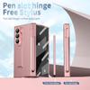 Galaxy Z Fold8 Case With Dual Hinge Support Pen Slot Electroplated Transparent Full Coverage Protective Cover