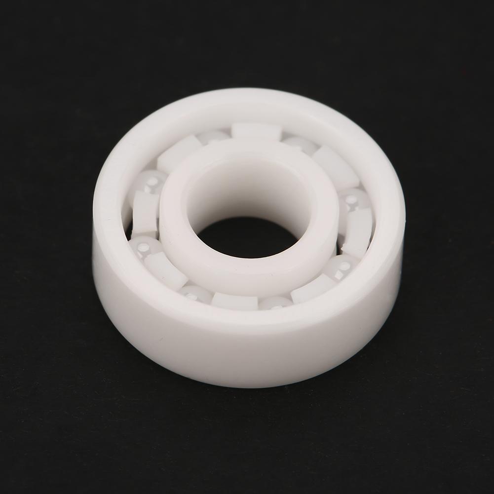 1PCS 696 6x15x5mm White High Precision Full Ceramic ZrO2 Ball Bearing