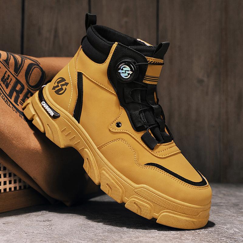 Fashion CYYTL Mens Boots Casual Winter Shoes Cowboy Combat Tactical Motorcycle Chelsea Ankle Leather Work Outdoor Hiking Designer Luxury