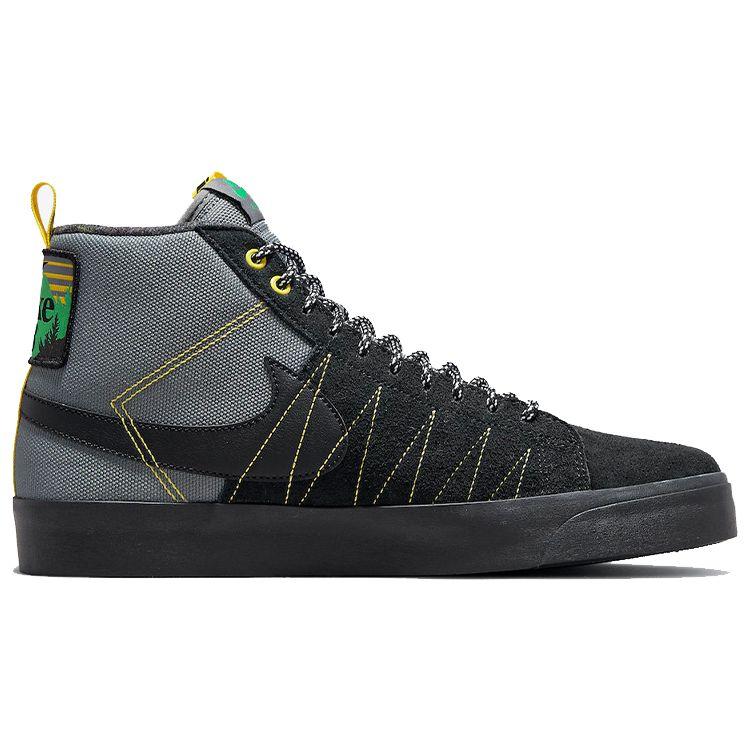 Nike Blazer Mid Premium SB Acclimate Unisex Sneakers Black Cool-Grey White DC8903-001
