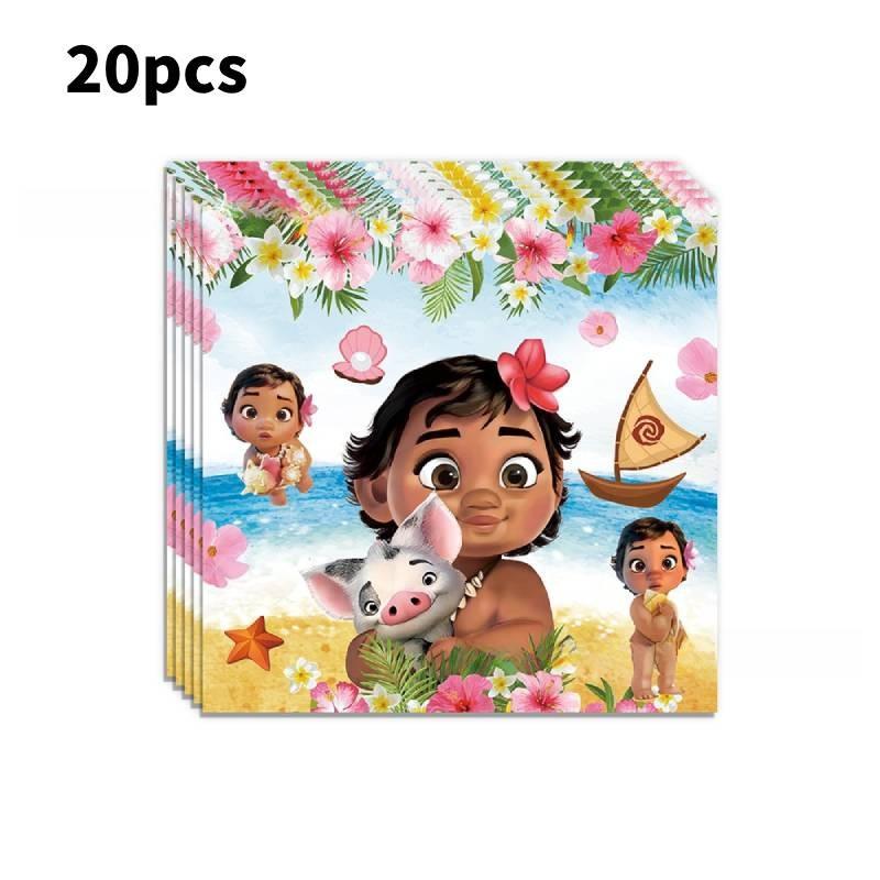 Moana Disney Party Supplies Set Plates Napkins Cutlery Kids Holiday Decorations