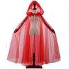 Märchen Hexe Zauberer Kapuzenmantel 150cm/59in Cosplay Kostüm Umhang Rotkäppchen Weihnachten
