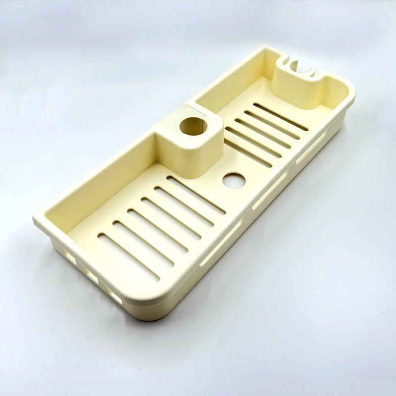 Bohrfreier Duschkopf & Badezimmerregal mit hängendem Aufbewahrungskorb