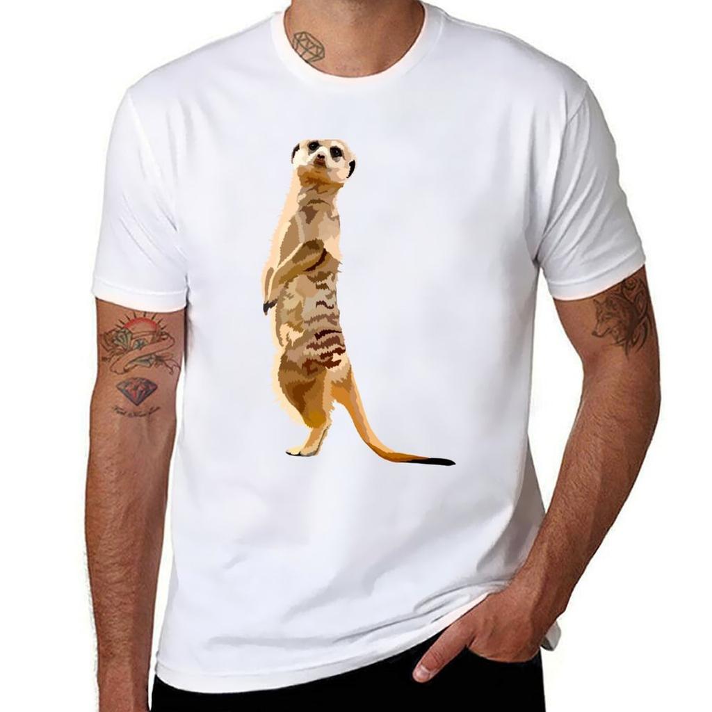 M Is For Meerkat Tshirt Relaxed Fit Casual Short Sleeve Top