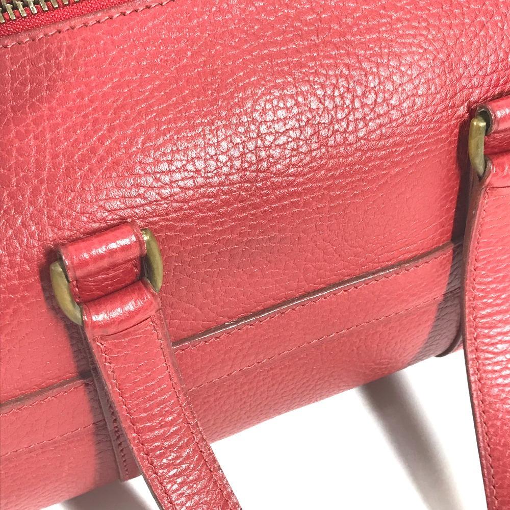 Hermes Vintage Mini RD Cylindrical Hand Bag Ardennes Red