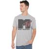 MTV MTV Logo Tričko S-2XL, Athletic Heather Unisex Tričko