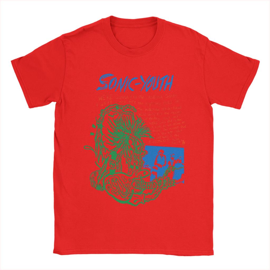 Unisex TShirts Sonic Youth  Pixies Band Casual Pure Cotton Tees Short Sleeve  T Shirt O Neck Tops Plus Size