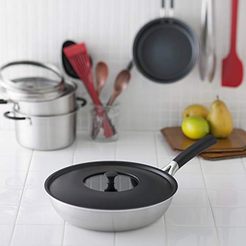 Kai Corporation IH-Compatible Frying Pan, 25cm, with Lid, by Masayo Waki, O.E.C. DY5200